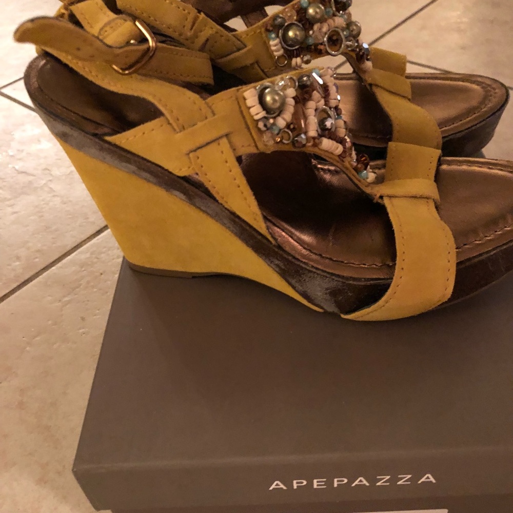 Apepazza Procida platform heeled sandals 39